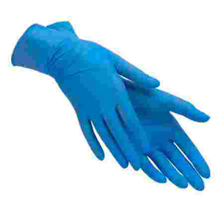 Перчатки нитриловые без пудры нестерильные ABENA Синие 150 шт L