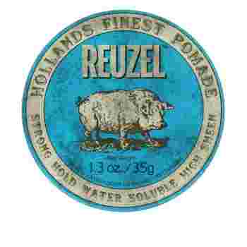 Бриолин на водной основе Reuzel Strong  Hold Water Soluble Hight Sheen (Blue) 35 г