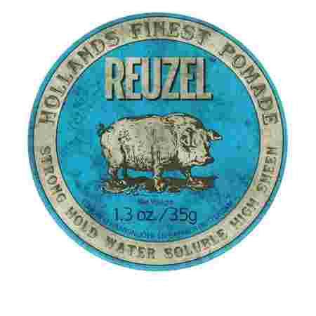 Бриолин на водной основе Reuzel Strong  Hold Water Soluble Hight Sheen (Blue) 35 г