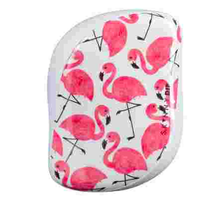 Расческа Beauty Brands Tangle Teezer Compact Styler Flamingo Skinny Dip White