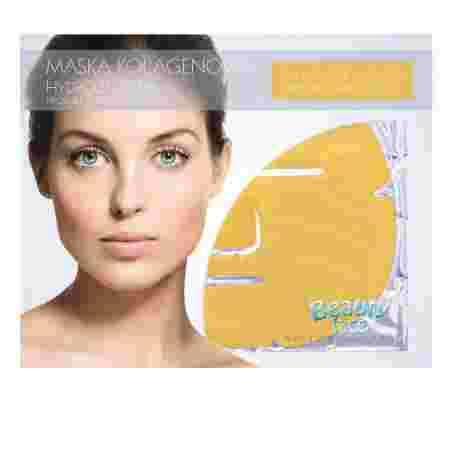 Маска Коллагеновая BeautyFase Collagen Fase Mask с 24-каратным золотом и частицами против морщин