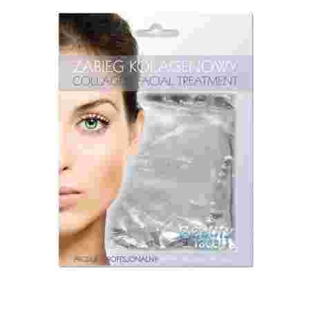 Маска Коллагеновая BeautyFase Collagen Fase Mask частички бриллиантов и серебра омоложение питание