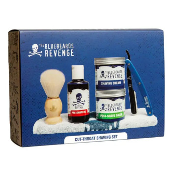 Набор для бритья с опасной бритвой BlueBeards BBR Cut-Throat Shaving Set