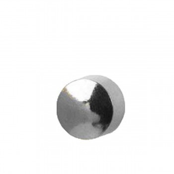 Серьги Caflon Studex средний размер Луна R506W серебро 