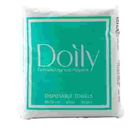 Полотенца Doily COMPACT гладкие 40х70 40 гм2 50 шт в упаковке