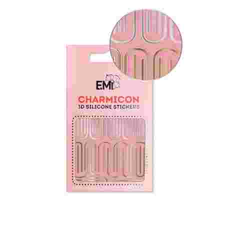 Наклейки для ногтей E.Mi Charmicon 3D Silicone Stickers (147 Изогнутые линии)