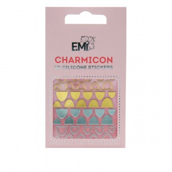 Наклейки для ногтей E.Mi Charmicon 3D Silicone Stickers (Лунулы № 95)