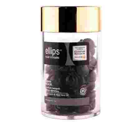 Витамины для волос Shiny Black Ellips Ночное сияние (здоровье и блеск темных волос) 50*1 мл