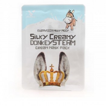Маска Elizavecca тканевая с паровым кремом Silky Creamy Donkey Steam Cream 