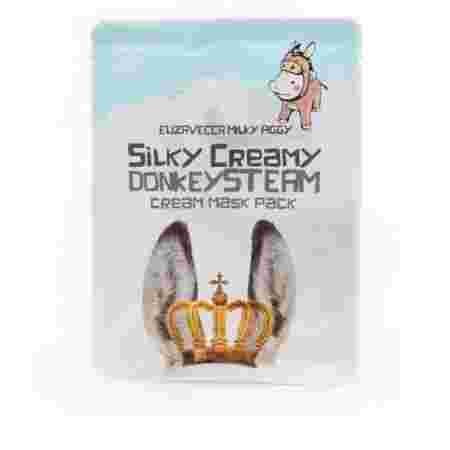 Маска Elizavecca тканевая с паровым кремом Silky Creamy Donkey Steam Cream 