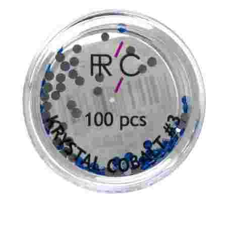 * Стразы цветные 3 FRC 100 шт 100 шт (Cobalt)