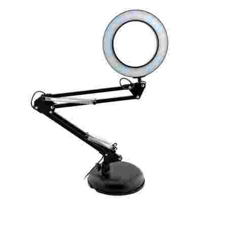 Лампа French LED 8w настольная для маникюра кольцо 105*(USB) (Черная)