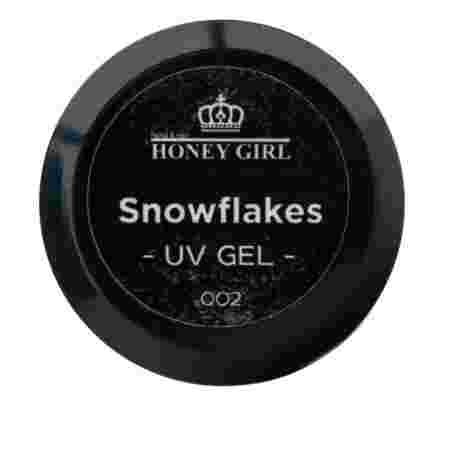 Гель Honey Girl Snow Fllakes 7мл (Black)