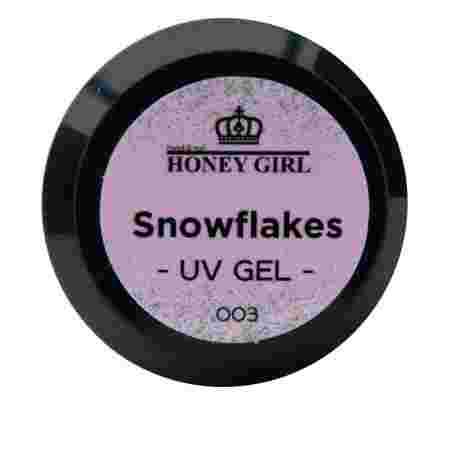 Гель Honey Girl Snow Fllakes 7мл (Pink)