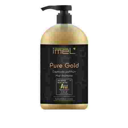 Шампунь Imel Professional Pure Gold питательный для всех типов волос 1000 мл