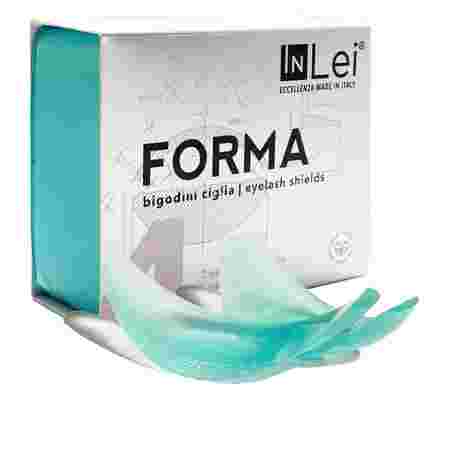 Набор силиконовых бигуди INLEI "FORMA" 4 пары (2 матовых+2 глянца)