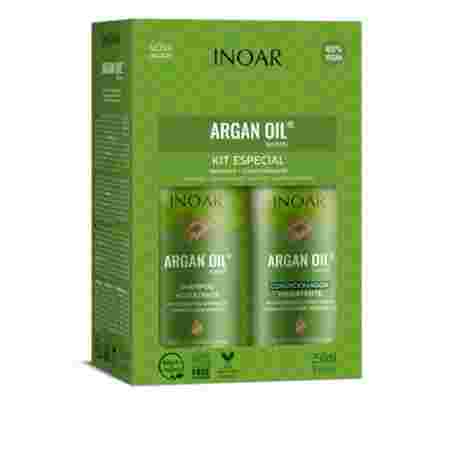 Набор INOAR Kit Duo Argan Hidratante для комбинированных волос 2х250 мл