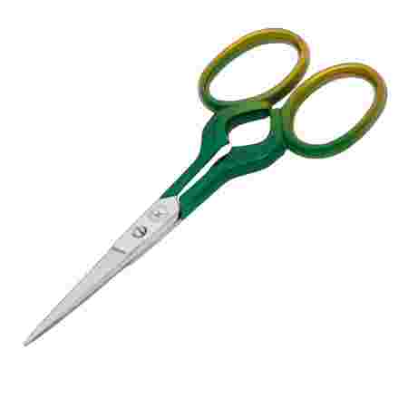 Ножницы для бровей разноцветные KODI (золотисто-зеленые)