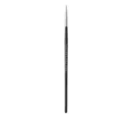 Кисточка для росписи ногтей колонок деревянная черная ручка KODI (1.5 D)