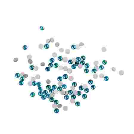 Стразы Komilfo размер 3 100 штук (Blue zircon)