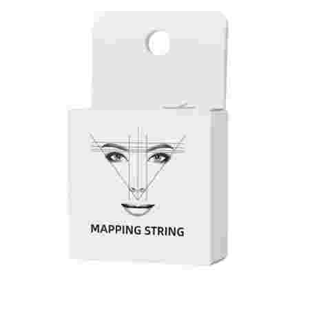 Нить окрашеная для разметки бровей Mapping String 30 метров (Белая)