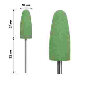 Фреза Полировка mArt силикон Груша (средняя Зеленая)