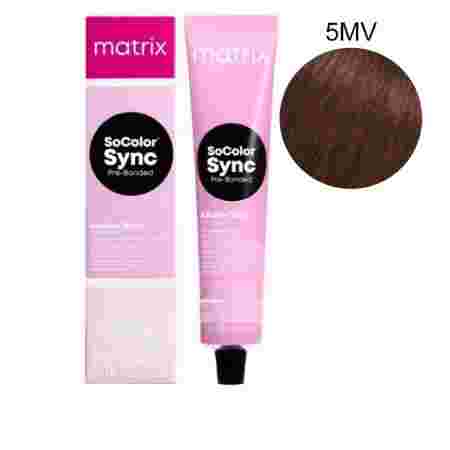 Краска для волос без аммиака Matrix Color SYNC 90 г (5MV)