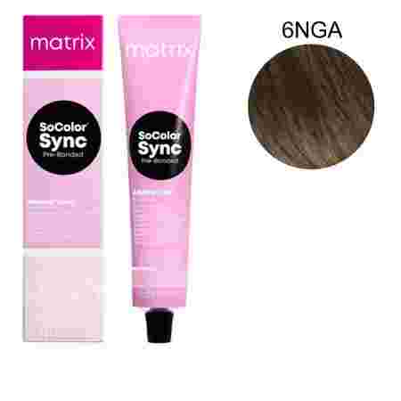 Краска для волос без аммиака Matrix Color SYNC 90 г (6NGA)