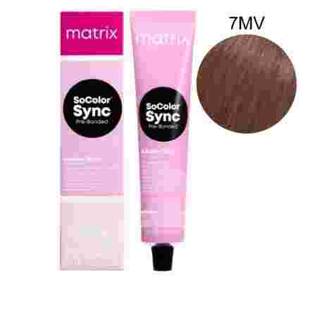 Краска для волос без аммиака Matrix Color SYNC 90 г (7MV)