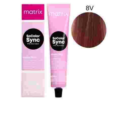 Краска для волос без аммиака Matrix Color SYNC 8V 90 г
