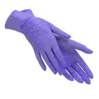 Перчатки Medicom нитрил без пудры нестерильные SafeTouch Advanced Ultra Violet 100 шт рS 