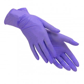 Перчатки Medicom нитрил без пудры нестерильные SafeTouch Advanced Ultra Violet 100 шт рS 