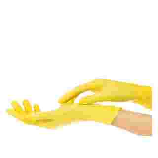 Перчатки нитрил без пудры нестерильные SafeTouch Advanced Желтый 100 шт р M