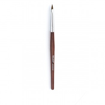 Кисть для акрила Mileo Professional круглая деревянная ручка (№3)