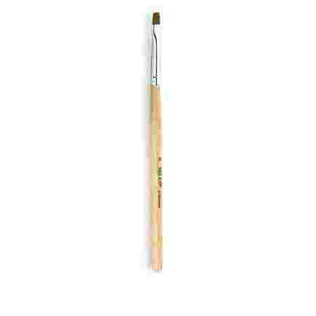 Кисть для геля Mileo Professional прямая деревянная ручка (№4)