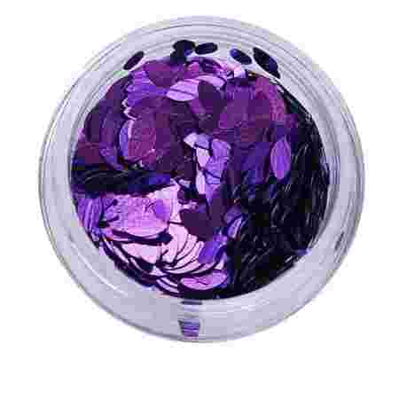 Зерно декор NailApex 211 фиолетовый-зеркальный