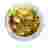 Зерно декор NailApex 213 золото-голограмма
