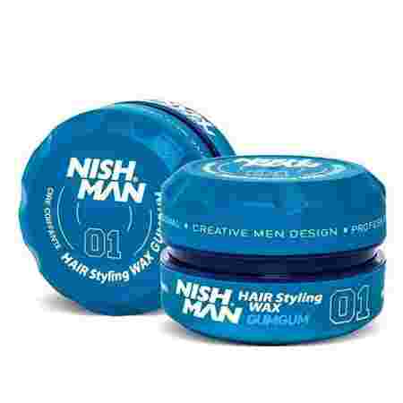 Помада Nishman B1 gum-gum для стайлинга 150 мл (001)