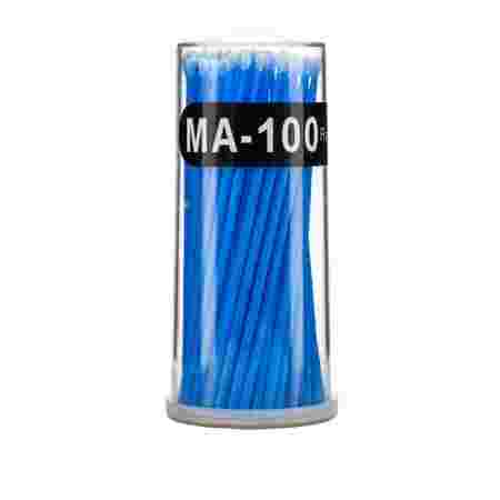 Палочки NoName (брашер) для ресниц 100 шт (Голубой МА-100)