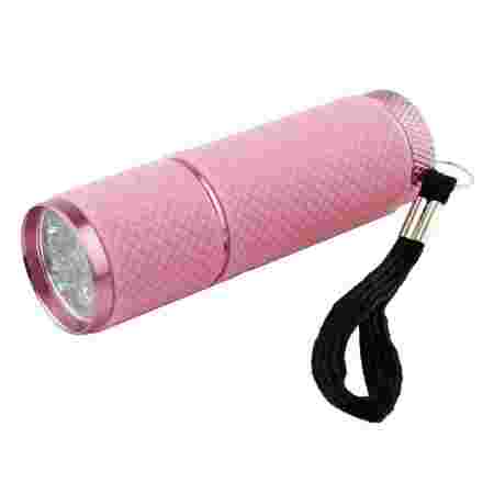 Лампа фонарик UV/LED для гель лака (Розовая)
