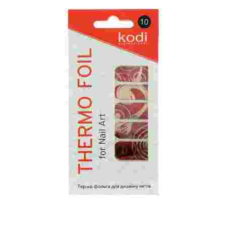 Термо-фольга для дизайна ногтей KODI 10