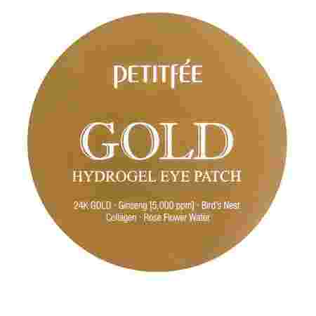 Патчи гидрогелевые для глаз с золотым комплексом +5 PETITFEE Gold Hydrogel Eye Patch 