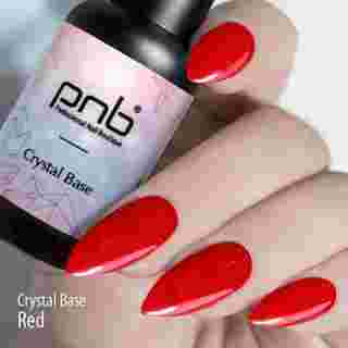 База PNB Crystal Base светоотражающая 8 мл (Красная)