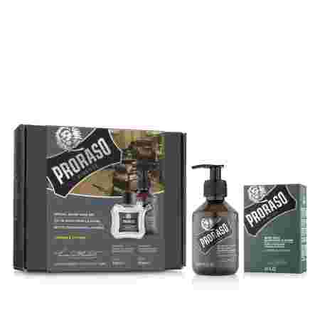 Набор для бороды Proraso Duo Pack Beard Balm + Shampoo Cypress & Vetyver