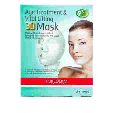 Набор 3D масок антивозрастные подтягивающие AgeTreatment&Vital Lifting 335 г 