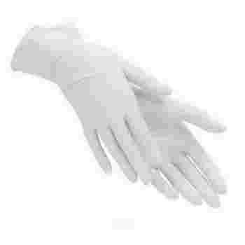 Перчатки нитрил текстурированые на пальцах SFM белый (XS)