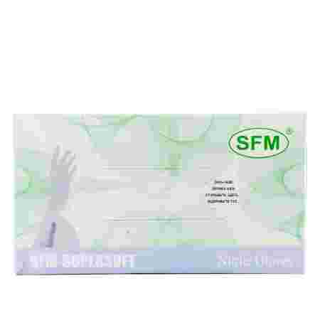 Перчатки нитрил супермягкие SFM (M)