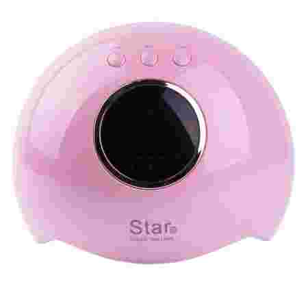 Лампа Sun LED/UV гибрид STAR 6 с дисплеем Pink 24 Вт