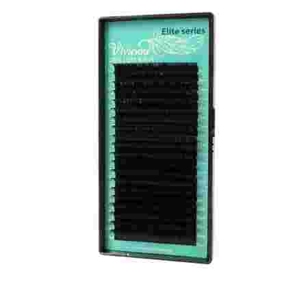 Ресницы в коробке Vivienne ELITE Черный шоколад 20 линий  (0,15*С 10 мм)