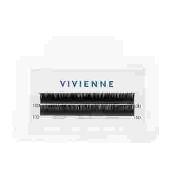 Ресницы Vivienne ELITE Черный 2 линии (0,07*D 9 мм)